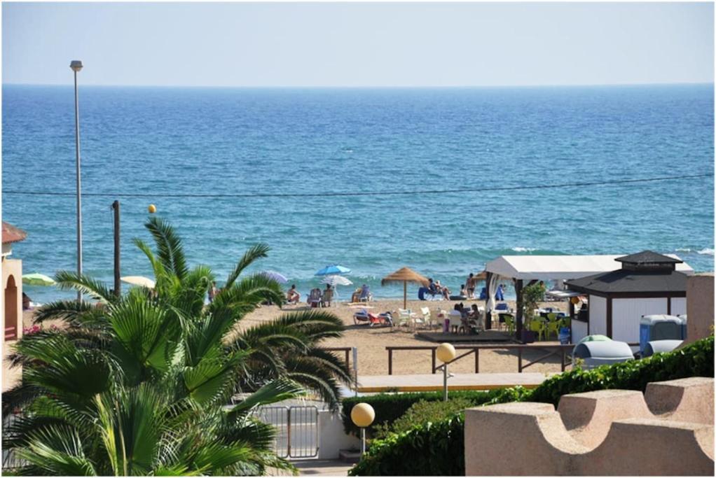 Villa Precioso Duplex Con Piscina, En 1ª Linea De Playa El Puerto de Mazarrón Exterior foto